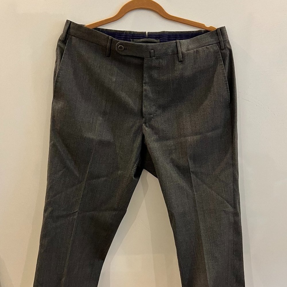 Incotex Mens Dress Pants (Charcoal/34)